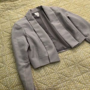 Lauren Conrad silver cropped blazer